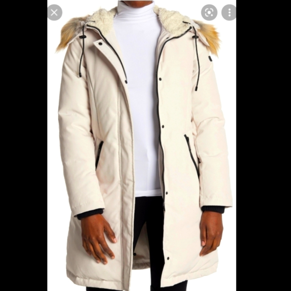 Sam Edelman Faux Fur Trim Jacket